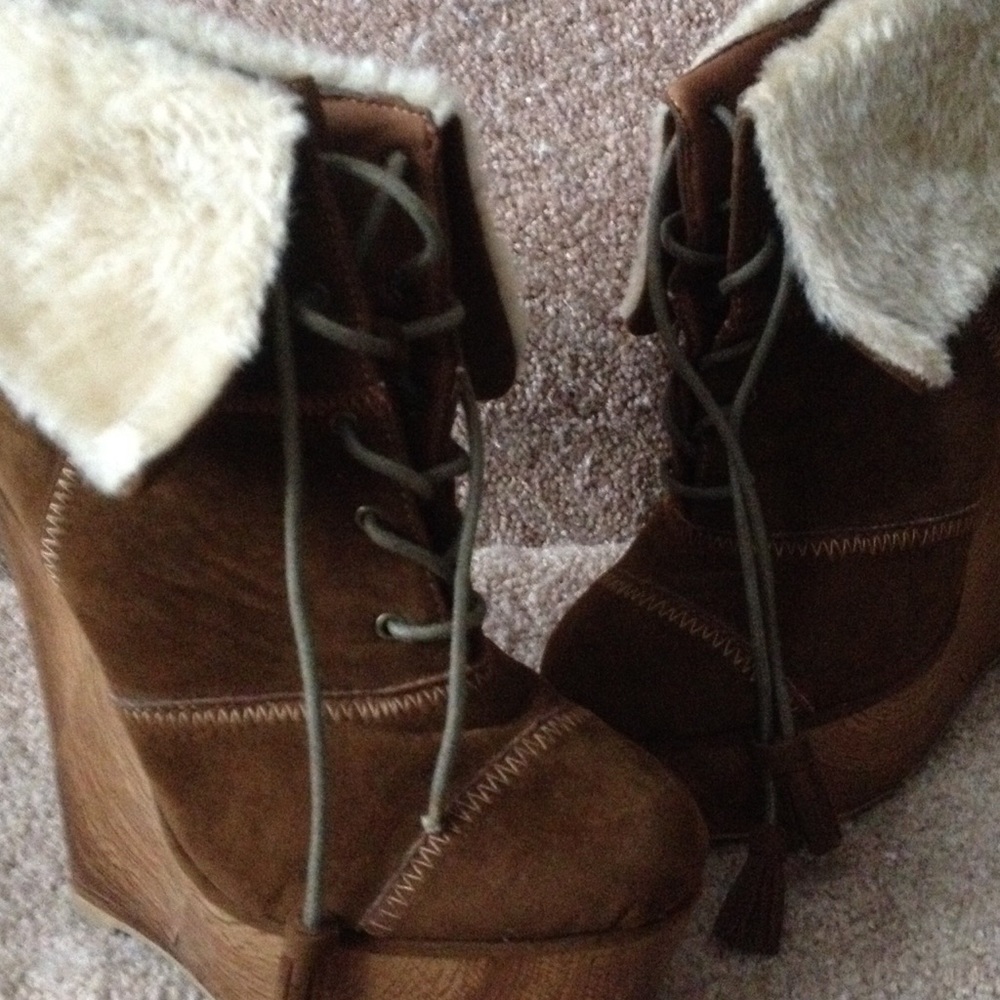Cute lace up booties